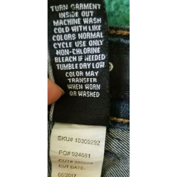 Torrid 3X Women's 26R Blue Solid Boyfriend Denim Pockets Jeans Dark Straight Leg - Picture 4 of 4